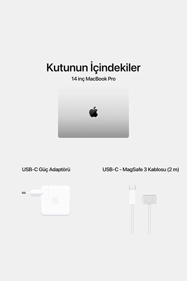 14-inch MacBook Pro: Apple M5 chip with 10‑core CPU and 10‑core GPU, 16GB, 1TB Silver MDE54TU/A 9