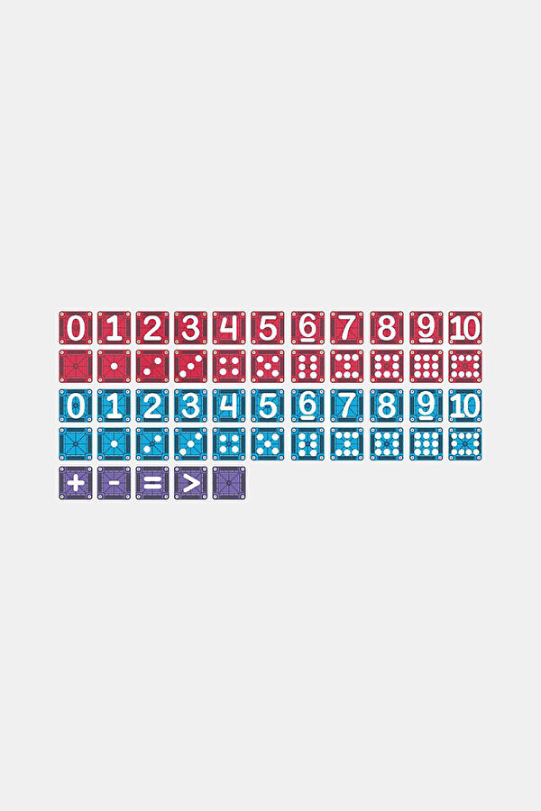 Learn Numbers Magnetic Blocks - 56 Pieces 2