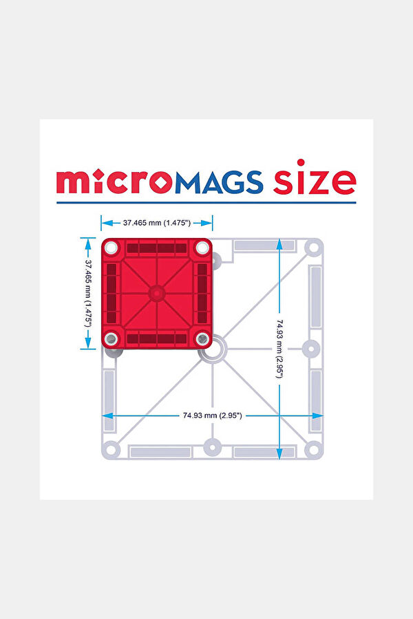 Learn Numbers Magnetic Blocks - 56 Pieces 5