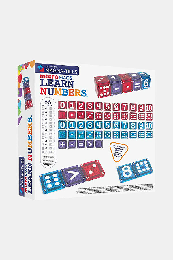 Learn Numbers Magnetic Blocks - 56 Pieces 6