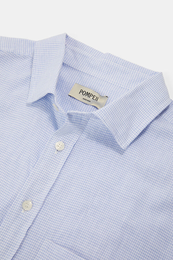 Relaxed Fit Men's Blue Striped T-Shirt 3