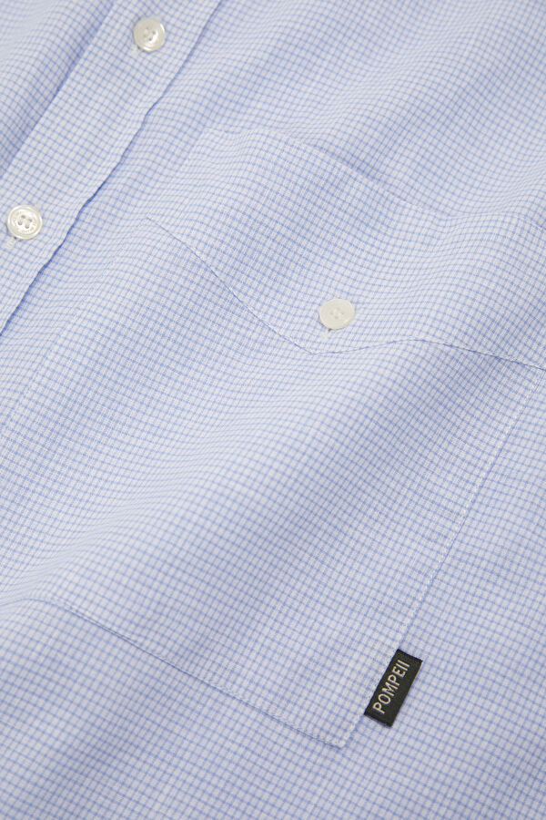 Relaxed Fit Men's Blue Striped T-Shirt 4