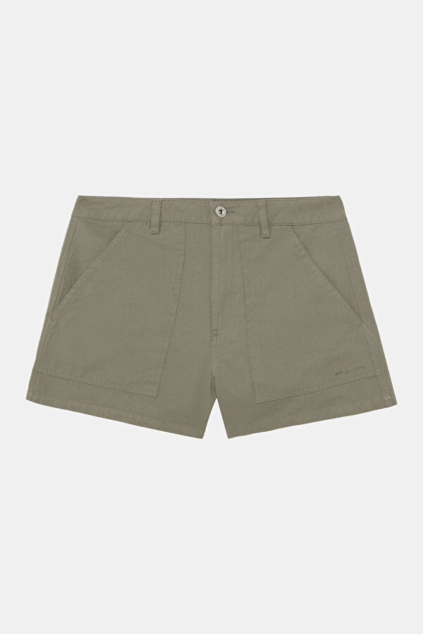 Khaki Women's Shorts