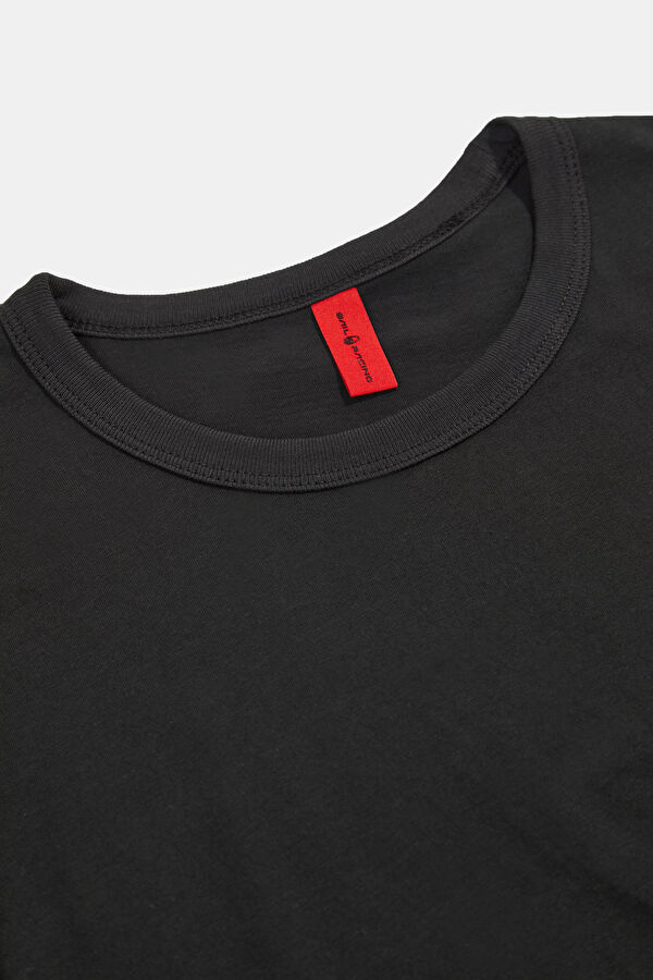Anthracite Crew Neck Women's T-Shirt 3
