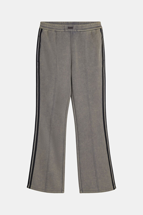 Gri Wide Leg Kadın Spor Pantolon