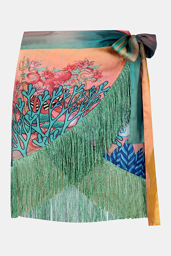 Multicolored Patterned Women's Pareo
