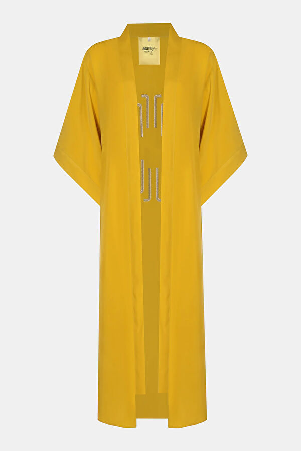 Mustard Cupro Women's Kaftan