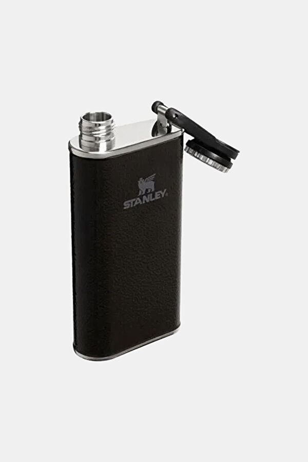 The Easy-Fill Wide Mouth Flask 0.23L / 8oz Hammertone Black Thermos 3
