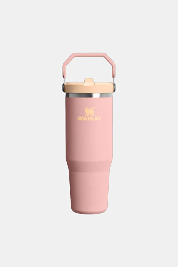 The IceFlow Flip Straw 2.0 Tumbler 0.89L / 30oz Peach Rose Thermos