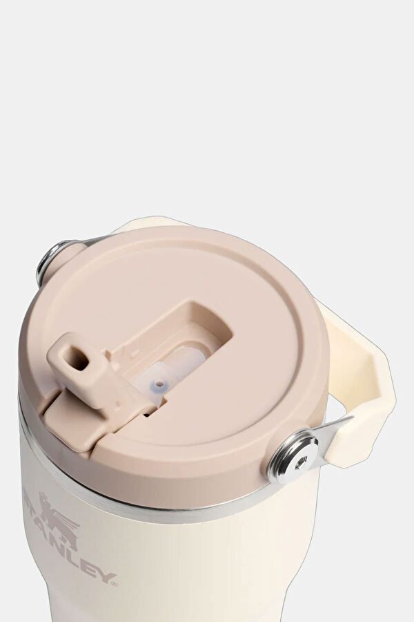The IceFlow Flip Straw 2.0 Tumbler 0.59L / 20oz Cream Thermos 3