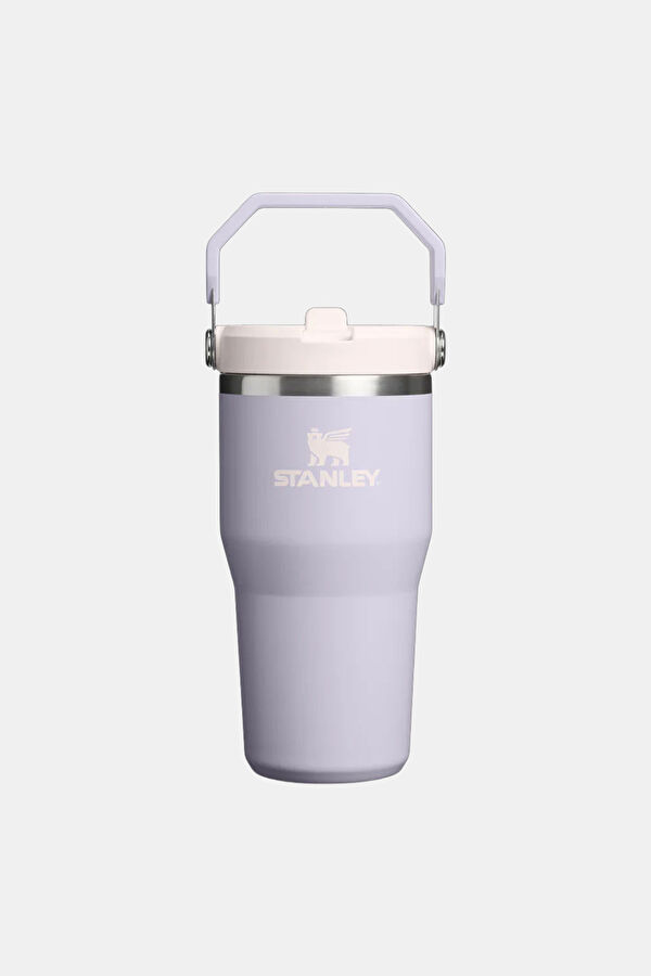 The IceFlow Flip Straw 2.0 Tumbler 0.59L / 20oz Peach Rose Thermos