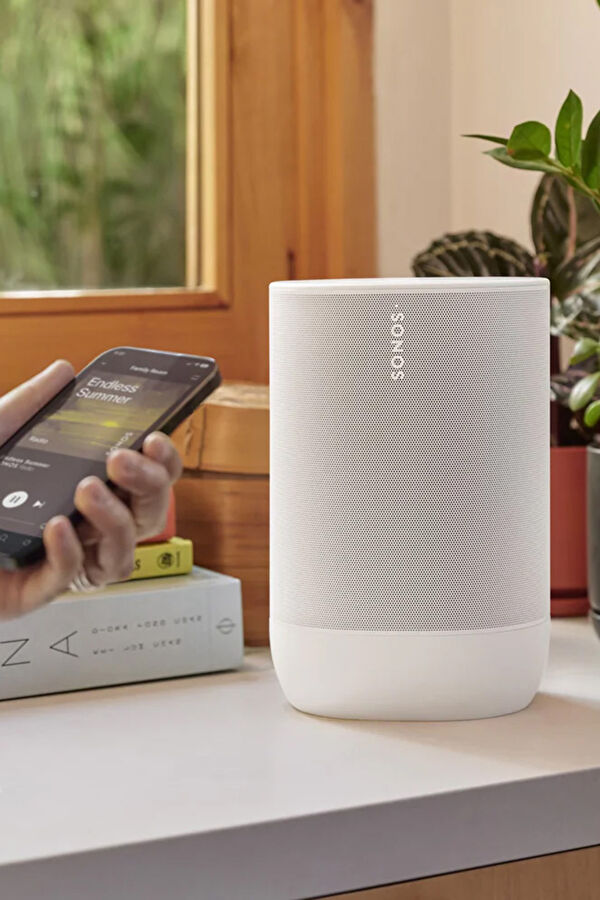 Move 2 Portable Bluetooth Speaker - White 9