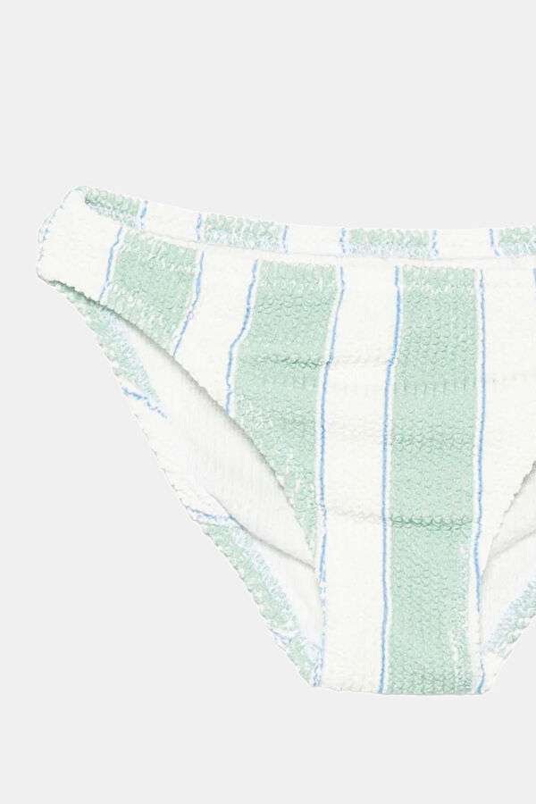 Green Patterned Kids Bikini 2