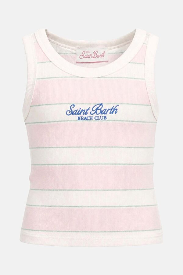 Pink Sleeveless Kids Blouse