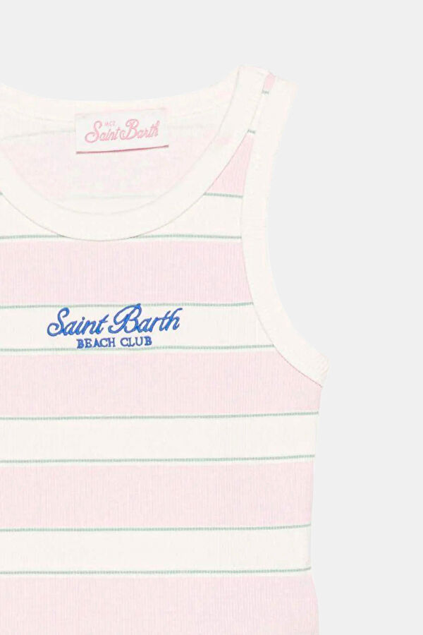 Pink Sleeveless Kids Blouse 3