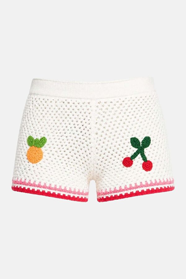 Cream Kids Shorts