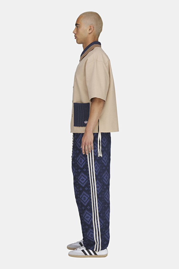 Relax Kalıp Lacivert Wide Leg Erkek Spor Pantolon 5
