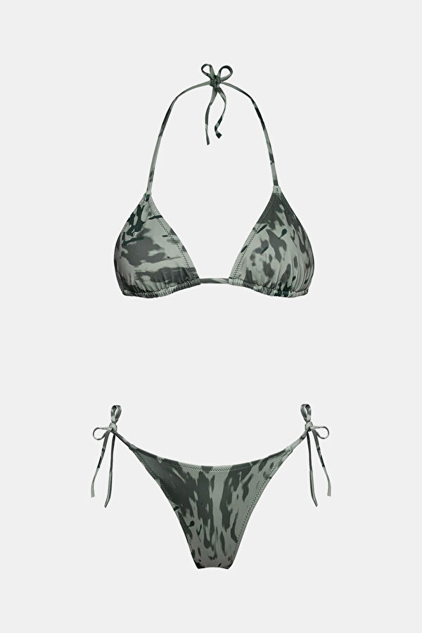 Çok Renkli Desenli Kadın Bikini