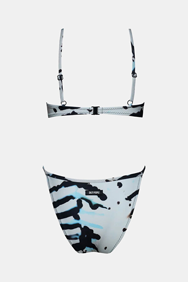Siyah Desenli Kadın Bikini 2