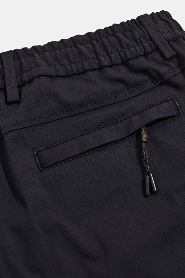 Navy Straight Men's Pants 4