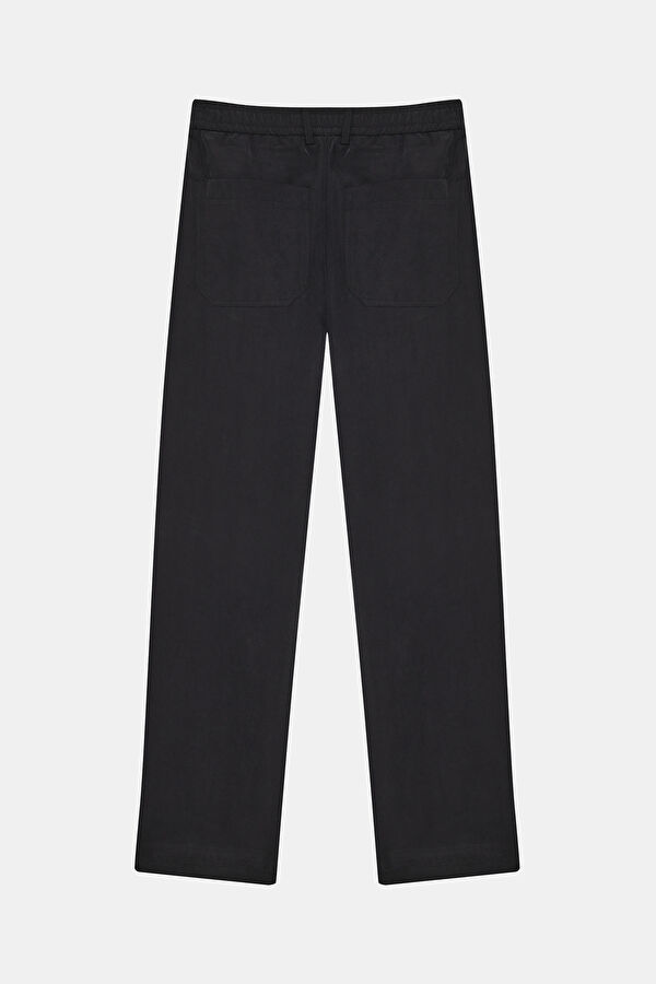 Siyah Straight Erkek Pantolon 2