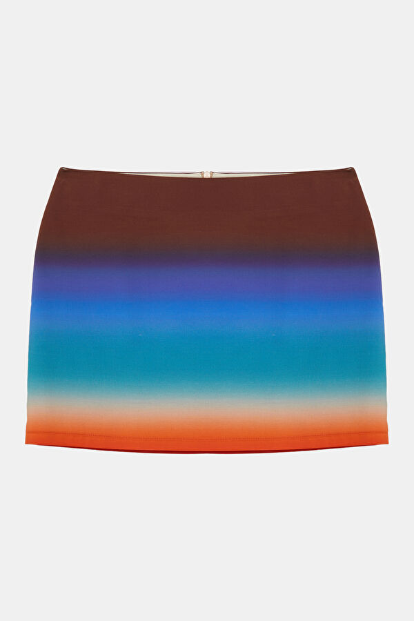 Multicolor Tie-Dye Women's Skirt
