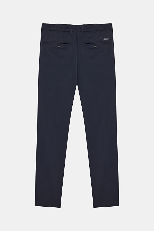 Lacivert Straight Pantolon 2