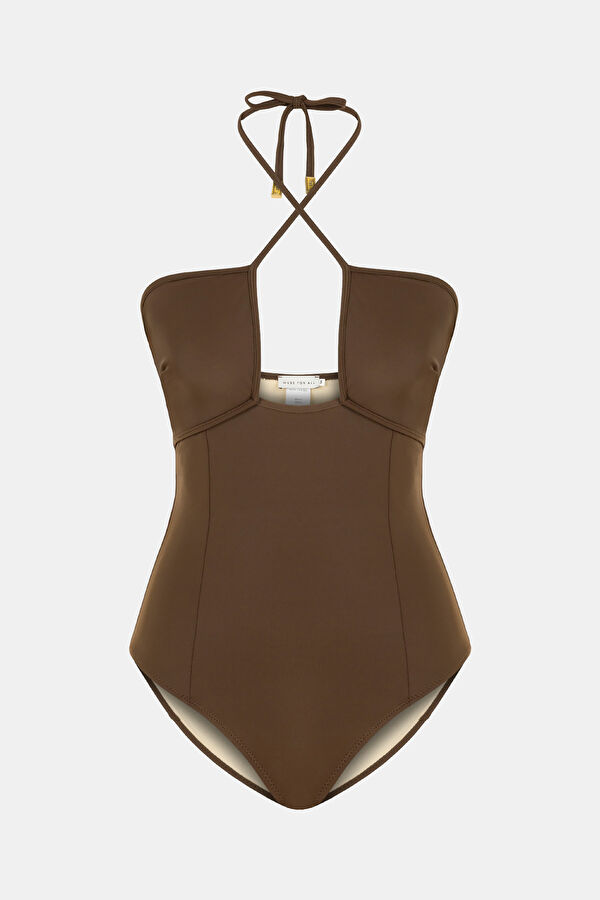 Brown Women's Swimsuit
