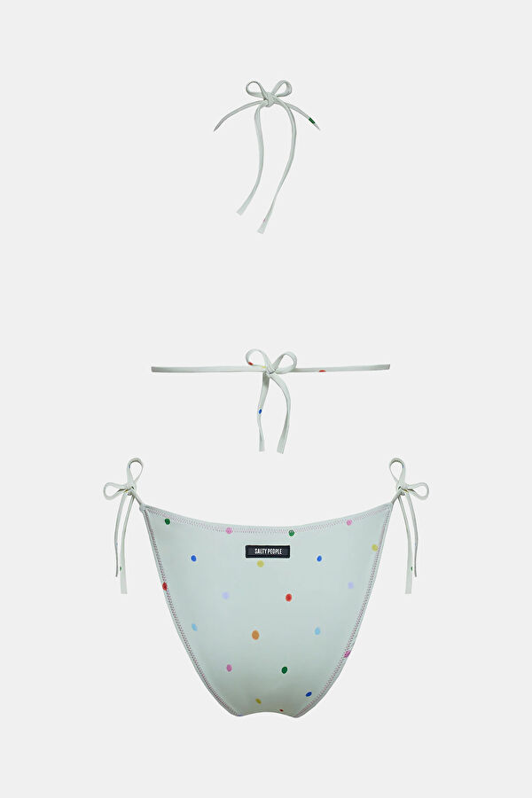 Ekru Desenli Kadın Bikini 2