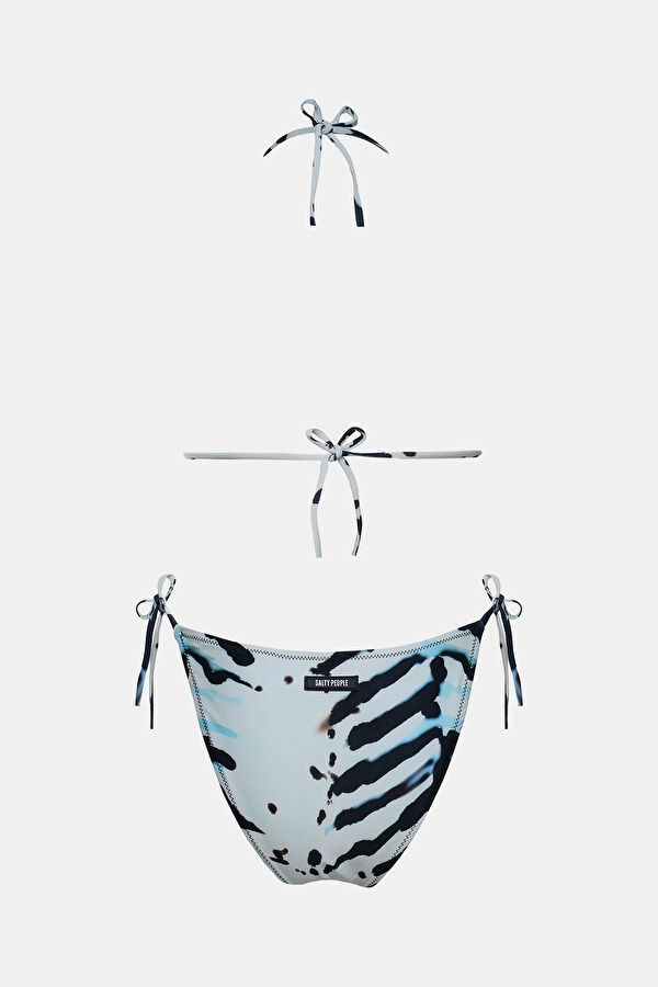 Siyah Desenli Kadın Bikini 2