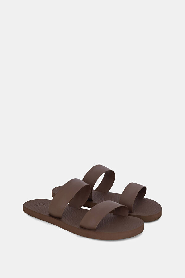 Double Brown Women's Slippers