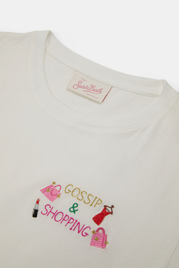 Beyaz Kadın T-Shirt 3