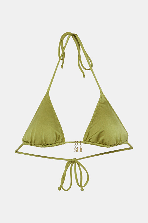 Açık Yeşil Kadın Bikini Üstü