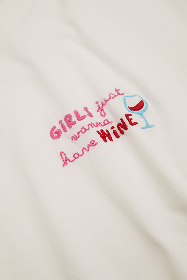 Beyaz Kadın T-Shirt 4