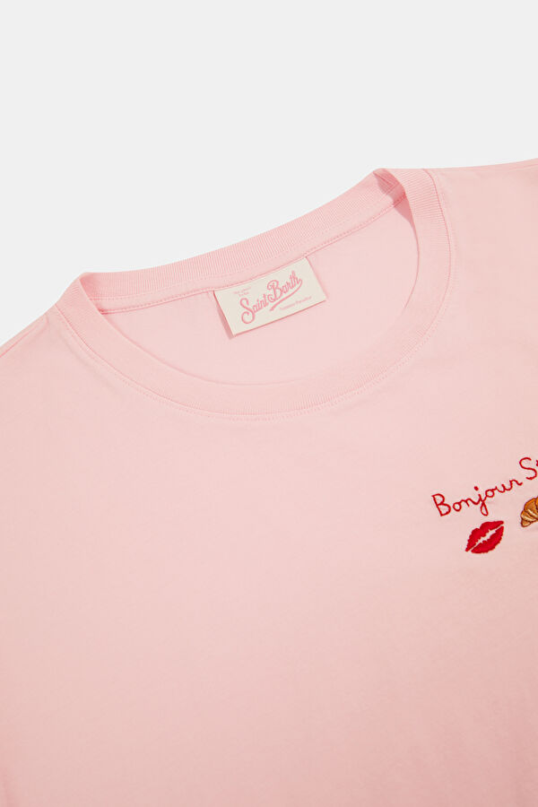 Açık Pembe Kadın T-Shirt 3