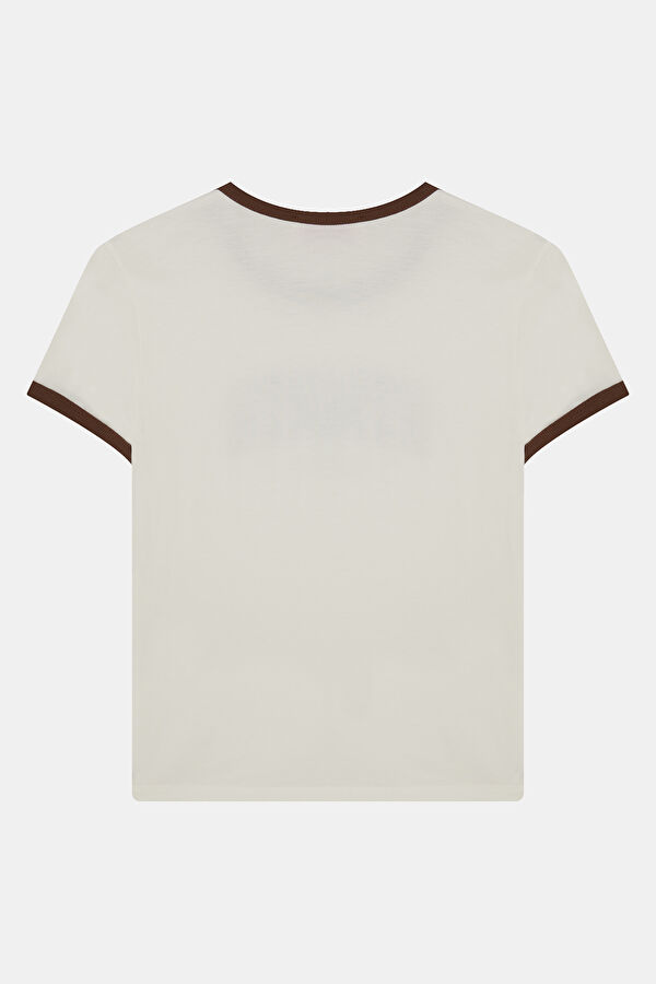 Beyaz Kadın T-Shirt 2