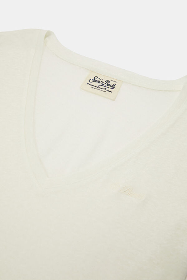 Beyaz Kadın T-Shirt 3