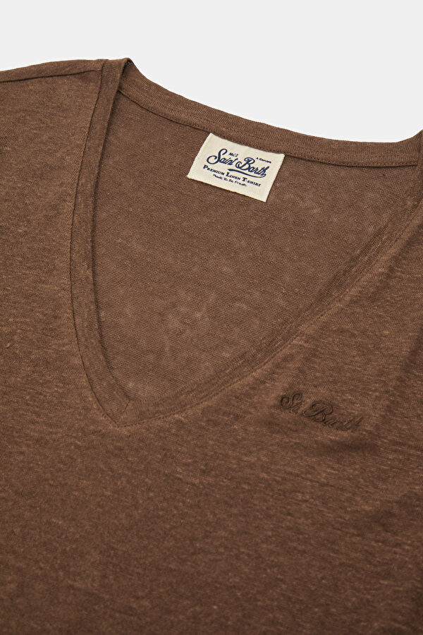Kahve Kadın T-Shirt 3
