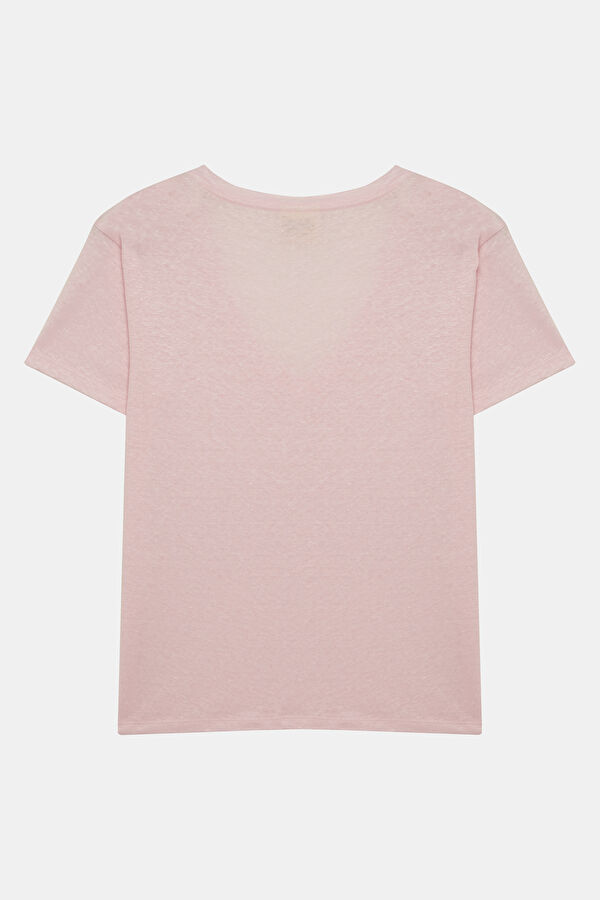 Pembe Kadın T-Shirt 2
