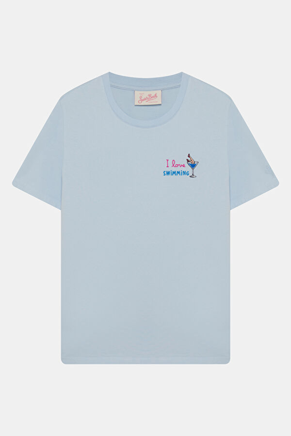 Açık Mavi Kadın T-Shirt