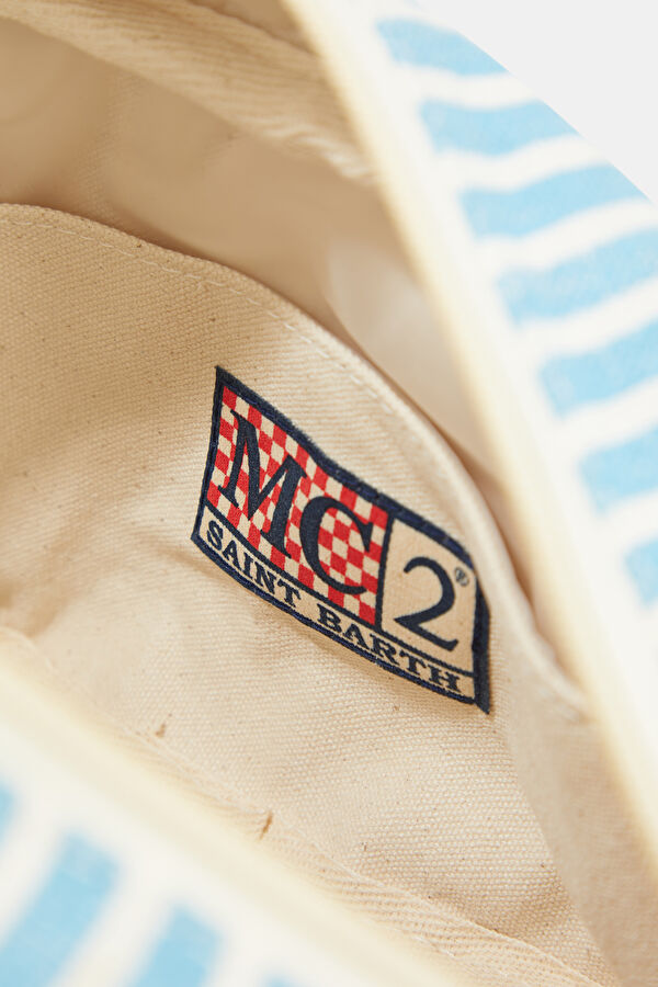 Westwood Blue Patterned Linen Bag 6