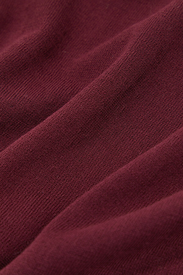 Relax Kalıp Bordo Polo Yaka Erkek T-Shirt 4