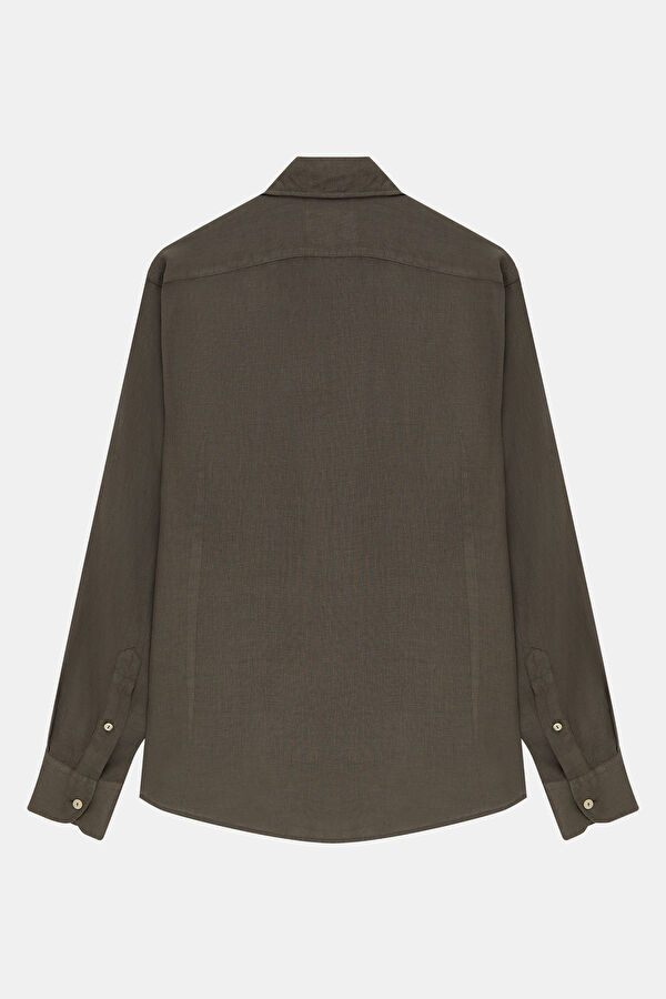 Men's Relaxed Fit Khaki Shirt 2
