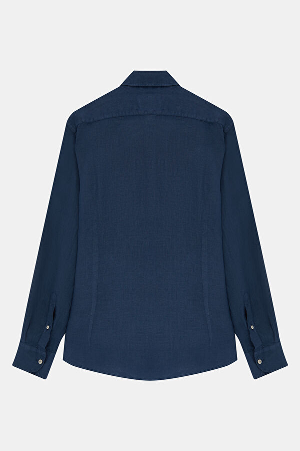 Men's Relaxed Fit Navy Shirt 2