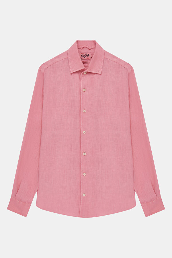 Men's Relaxed Fit Pink Shirt