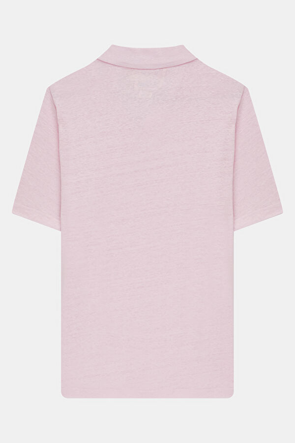 Men's Relaxed Fit Pink Crew Neck T-Shirt 2