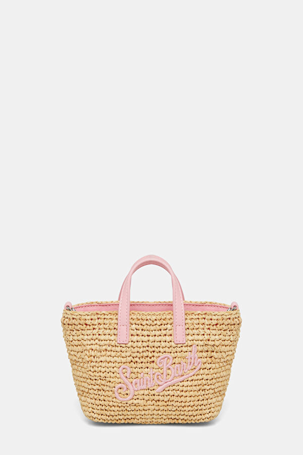 Raffia City Micro Çok Renkli Çanta
