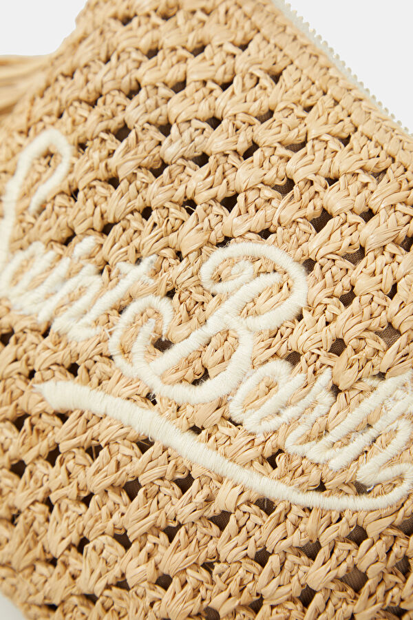 Raffia Pouch Çok Renkli Çanta 5