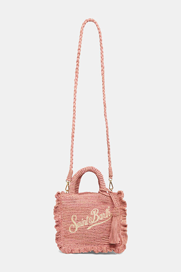 Raffia Volant Mini Çok Renkli Çanta 2