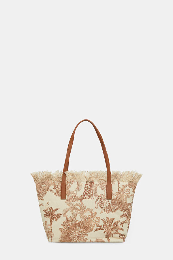 City Bag Mid Fringe Çok Renkli Çanta 3